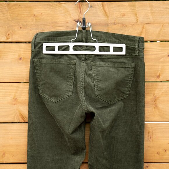 LIKE NEW! Gap Mid Rise Corduroy Baby Boot Pants Deep Green 2RS (Reg Short) - Picture 6 of 9